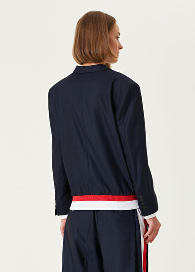 Bettter x Fila Lacivert Yün Ceket - 5