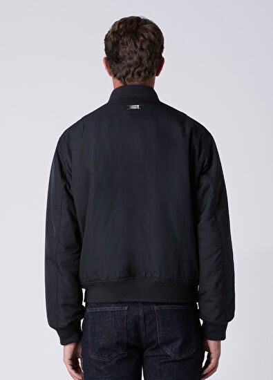 Beymen Club Black Woven Bomber Jacket - 5