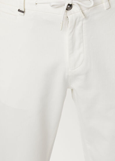 Beymen Club White Waist Corded Knitted Trousers - 4