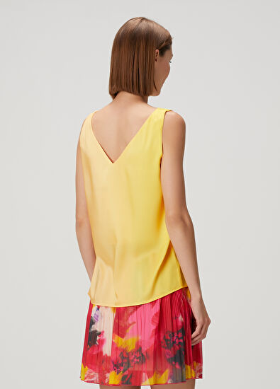 Beymen Club Sarı V Yaka Bluz - 5