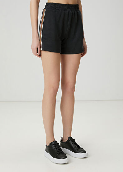 Beymen Club Siyah Bantlı Şort - 3