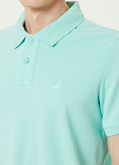 Beymen Club Comfort Fit Su Yeşili Polo Yaka T-shirt - 5