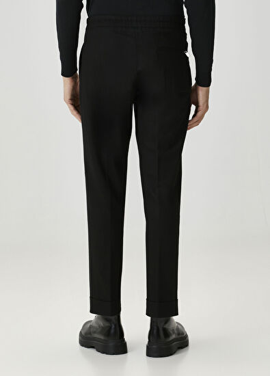 Marco Pescarolo Black Waist Corded Wool Trousers - 3