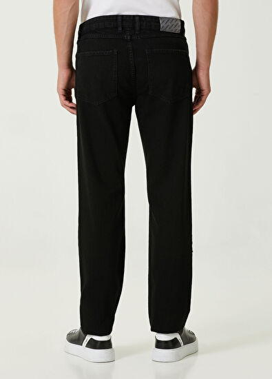 Academia Slim Fit Siyah Jean Pantolon - 3