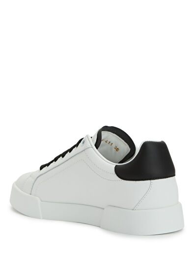 Portofino Beyaz Kadın Deri Sneaker - Görsel 5