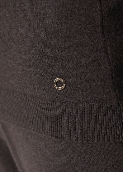 Kahverengi Kaşmir Triko - Görsel 9