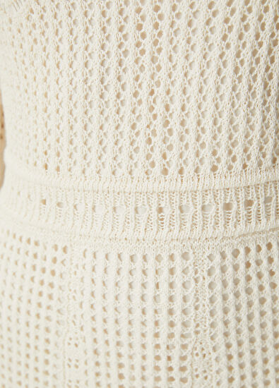 Beymen Club Ekru Ajurlu Maksi Triko Elbise - 6