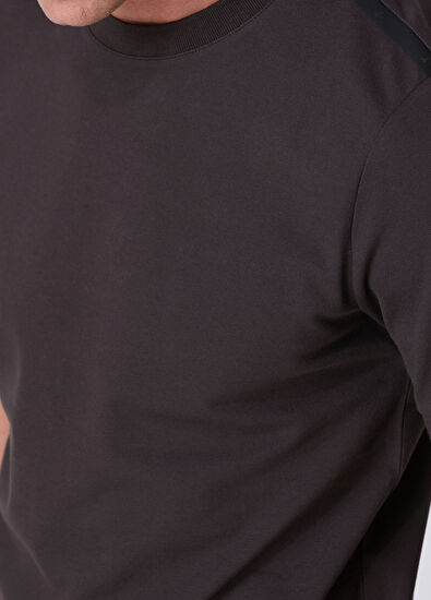 Beymen Club Basic Fit Brown Shoulder Goose Flex Detail T-Shirt - 6