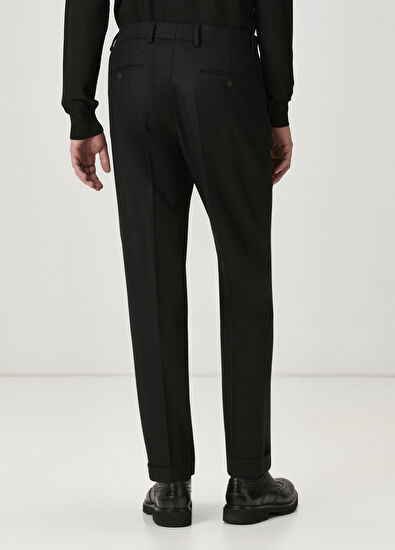 Beymen Club Siyah Klasik Kaşe Pantolon - 3