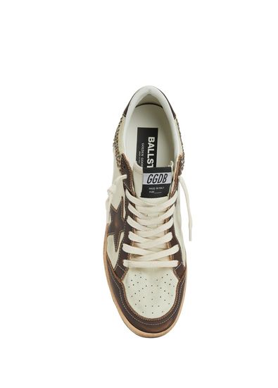 Golden Goose Private EDT Kahve Beyaz Erkek Deri Sneaker - 4