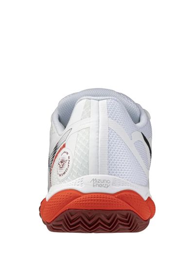 Mizuno Wave Enforce Court CC Beyaz Kırmızı Erkek Tenis Ayakkabısı - 5