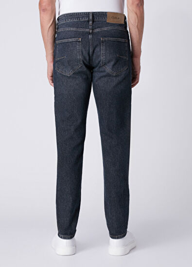 Beymen Club Slim Fit Dark Blue Wash Jeans - 3