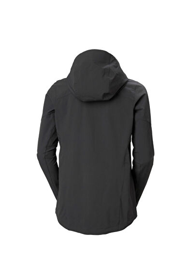 Helly Hansen Blaze Softshell Kapişonlu Gri Kadın Mont - 7