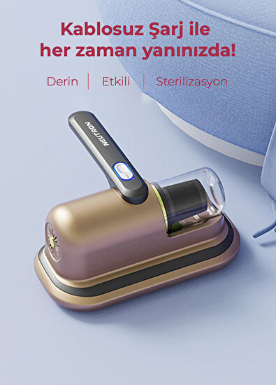 Neutron Anti Alerjen UV Işınlı Şarjlı Yatak ve Koltuk El Süpürgesi - 3