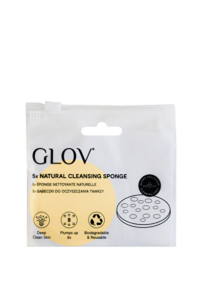 Glov Natural Cleasing Sponge 5-Pack - 5