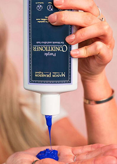 Mason Pearson Moisturizing & Nourishing Purple Hair Conditioner for Blonde and Gray Hair 250 ml - 3