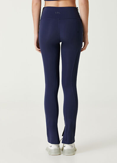 Lacivert Flare Tayt - Görsel 6