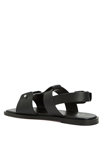 Christian Louboutin Chambeliss Black Men's Leather Sandals - 3