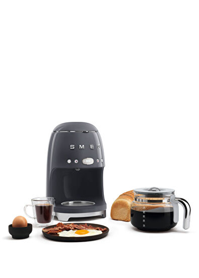 Smeg 50s Style Gri Filtre Kahve Makinesi - 7