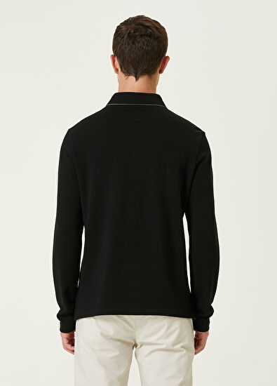 Beymen Club Slim Fit Siyah Polo Yaka Sweatshirt - 5