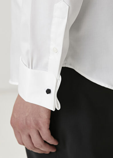 Beymen Club White Tuxedo Shirt - 7
