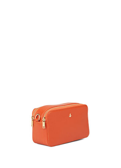 Beymen Club Orange Logo Detailed Women's Crossbody Bag - 3