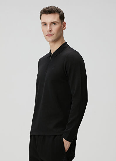 Beymen Club Black Polo Sweatshirt - 3