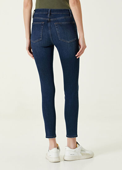 Frame Denim Le High Skinny Lacivert Jean Pantolon - 5