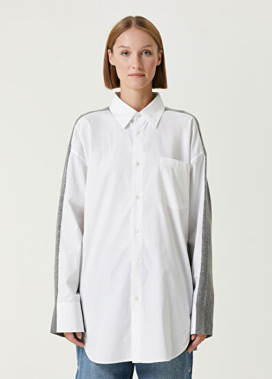 Stella McCartney Gri Yün Hırka - 3