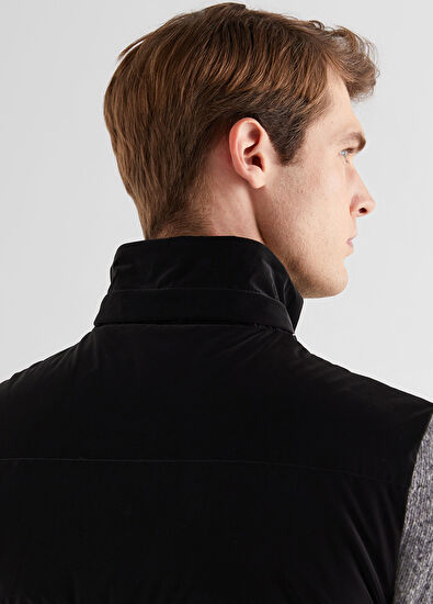 Gant Siyah Kapüşonlu Erkek Spor Yelek - 7