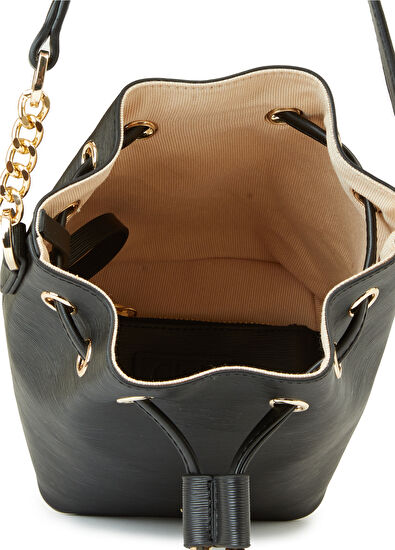 Beymen Club Soho Update Mini Siyah Kadın Büzgülü Çanta - 5