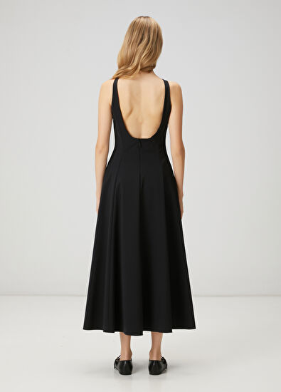 Beymen Club Black Long Evening Dress - 5