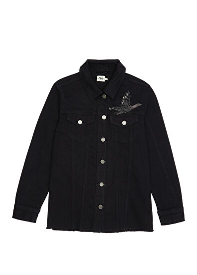 Beymen Club Siyah Gömlek Formlu Denim Ceket - 7