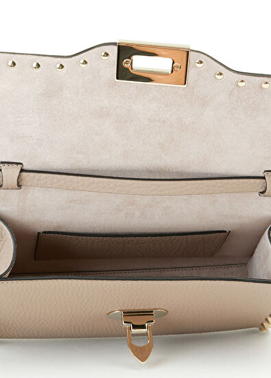 Valentino Garavani Rockstud Small Pudra Kadın Deri Çanta - 5