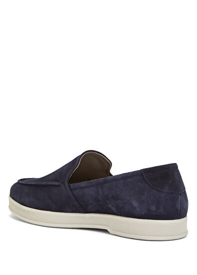 Beymen Club Navy Blue Men's Suede Loafer - 3