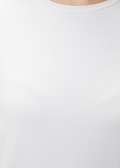 Beymen Club White Modal T-Shirt - 4