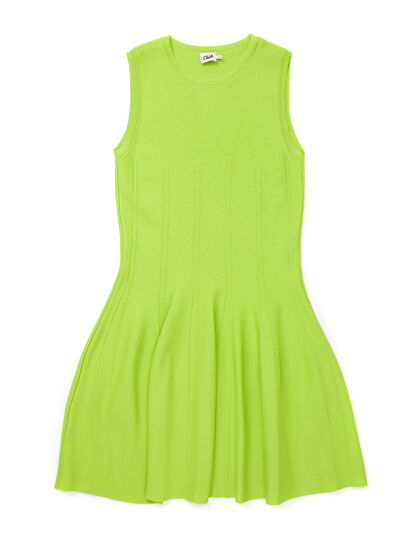 Beymen Club Yeşil Halter Yaka Mini Triko Elbise - 7