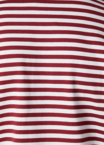 Beymen Club Relax Fit Vişne Çizgili Uzun Kollu T-shirt - 7