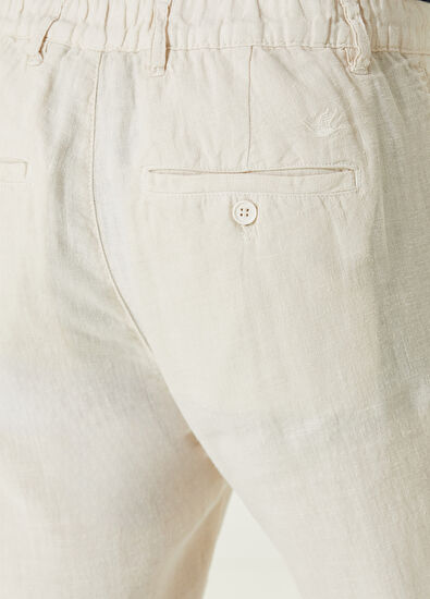 Beymen Club Beige Linen Trousers - 5