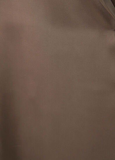 Beymen Club Kahverengi Kruvaze İpek Gömlek - 7