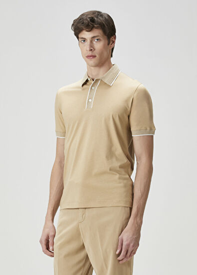 Canali Bej Polo T-shirt - 3