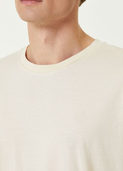 Beymen Club Ekru Oversized T-shirt - 5
