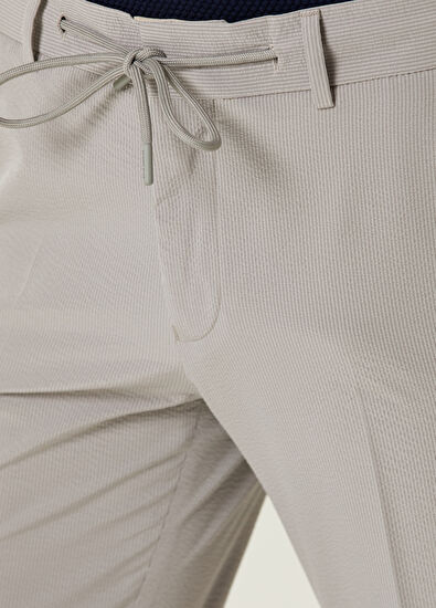 Beymen Club Drop 6 Slim Fit Beige Embossed Suit - 10