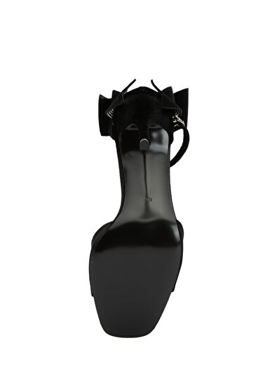 Beymen Club Siyah Fiyonk Detaylı Kadın Sandalet - 5