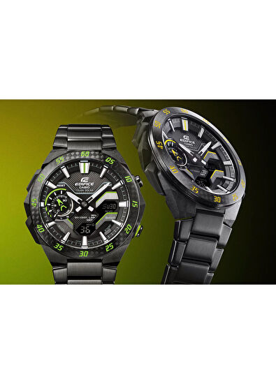 Casio Edifice ECB-2200RC-1A9DF Siyah Çelik Erkek Kol Saati - 4
