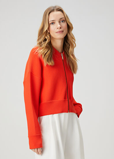 Beymen Club Mercan Bomber Triko Ceket - 5