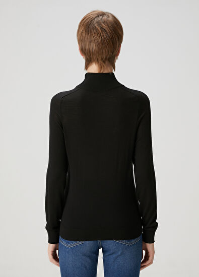Beymen Club Black Basic Wool Sweater - 4