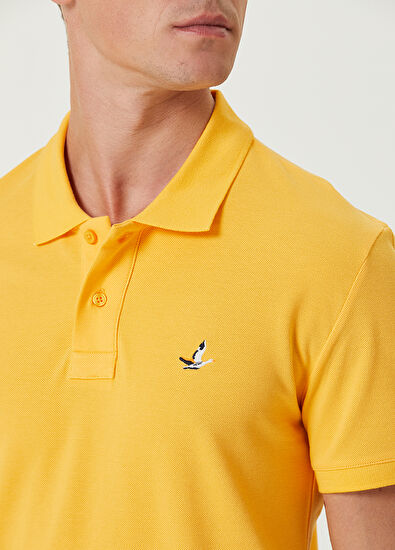 Beymen Club Slim Fit Sarı Polo Yaka T-shirt - 5