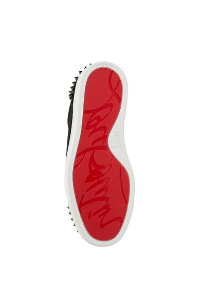 Christian Louboutin Louise Siyah Kadın Deri Sneaker - 5