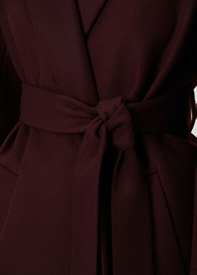 Beymen Collection Mürdüm Yün Palto - 7